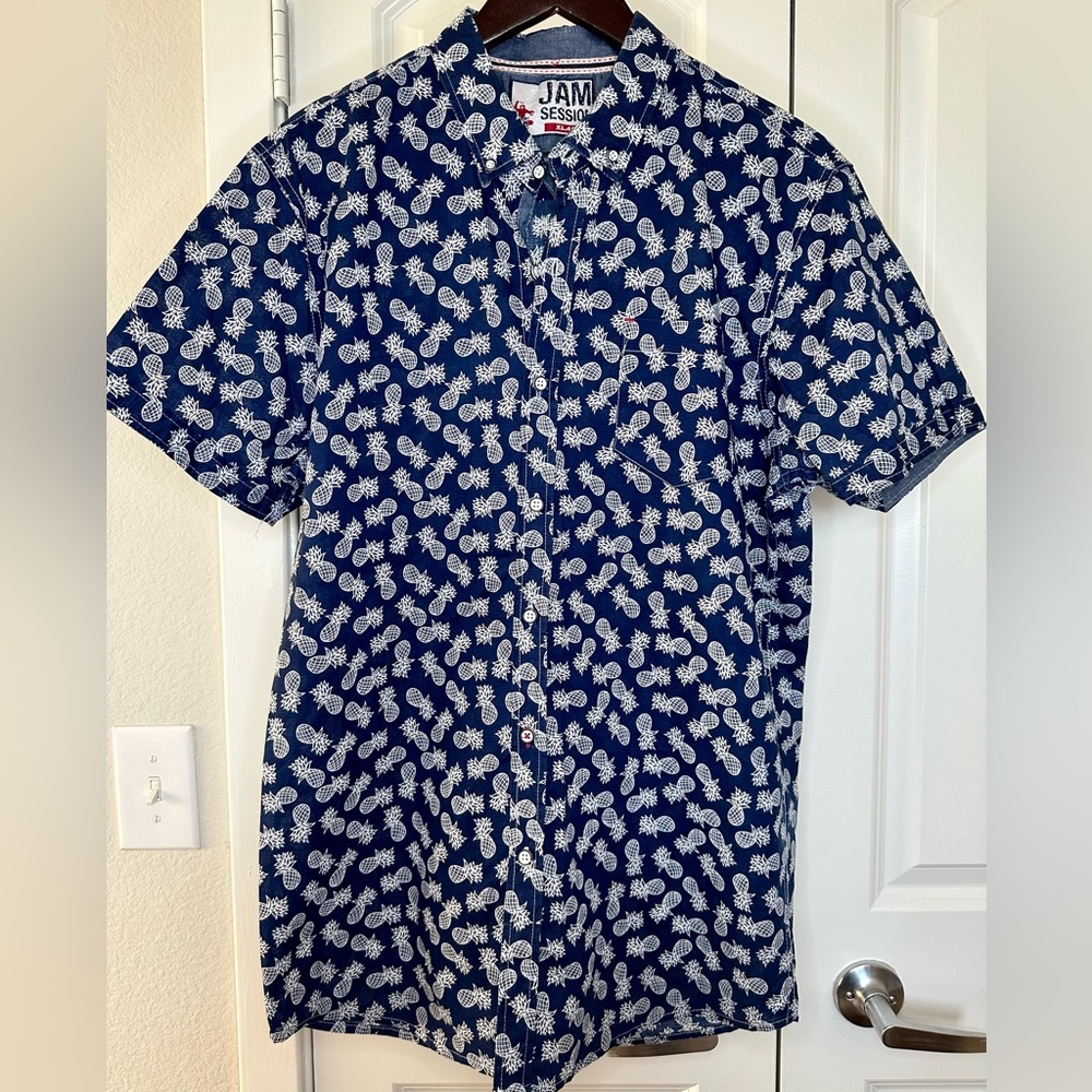 Jam Session - Men’s Short Sleeve Button Up
